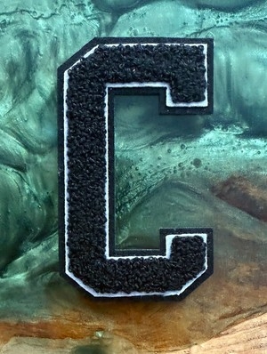 Aufnäher - Buchstabe - C