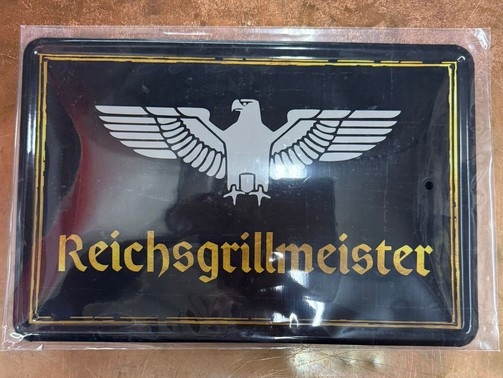 Blechschild - Reichsgrillmeister (465)