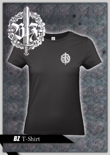 Frauen T-Shirt - Blutzeugen - Logo - Girly schwarz