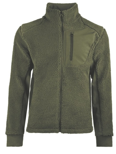 KÄLTESCHUTZJACKE - BEARFORCE - TEDDY-FLEECE - OLIV