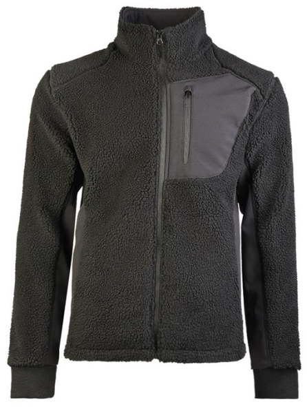 KÄLTESCHUTZJACKE - BEARFORCE - TEDDY-FLEECE - Schwarz