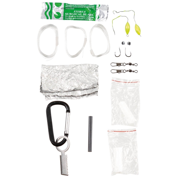 Survival Set - Parachute Cord - oliv/schwarz