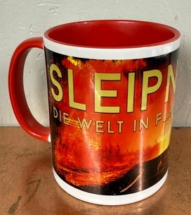 Tasse - rot - Sleipnir - Die Welt in Flammen - Motiv 1