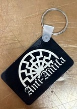 Schlüsselanhänger - KM - Anti Antifa - Sonne