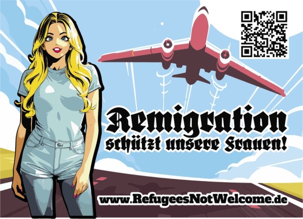 Schützt unsere Frauen - Aufkleber Paket 100 Stück