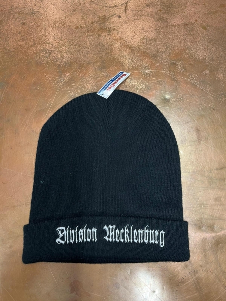 Mütze - Division Mecklenburg - schwarz/weiß+++Einzelstück+++