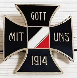 Pin - Eisernes Kreuz - SWR - 1914 - Gott mit uns