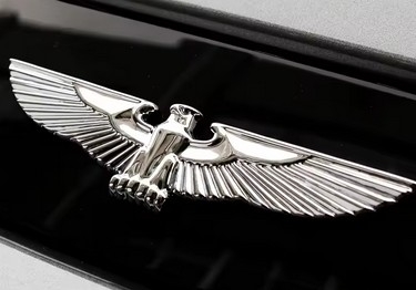 Autoaufkleber - 3D - Reichsadler - silber Optik