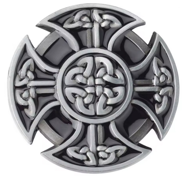 Gürtelschnalle - keltisches Kreuz AEP - Motiv 2