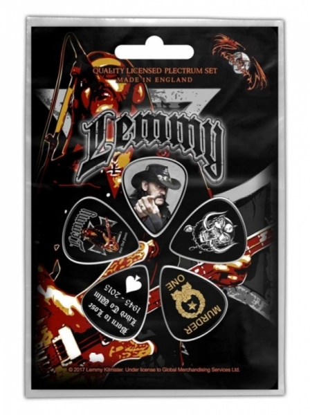 Plektrum Pack - Lemmy Stone Deaf Forever +++NUR WENIGE DA+++