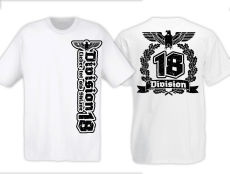 T-Hemd - Division 18 - weiß