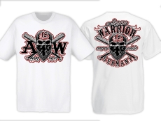 T-Hemd - Aryan Warrior - weiß/bunt