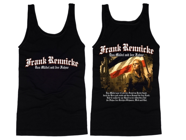 Muskelshirt/Tank Top - Frank Rennicke - Das Mädel mit der Fahne