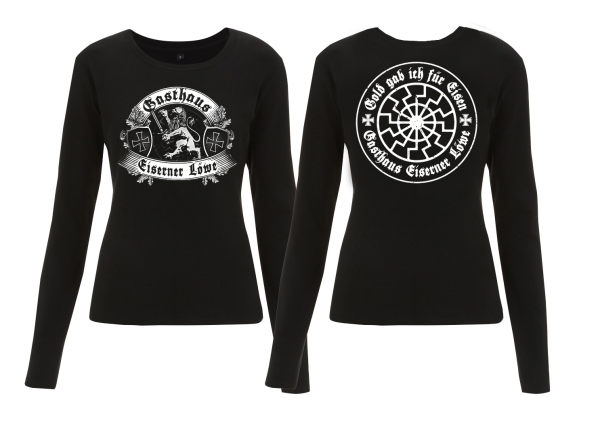 Frauen - Sweatshirt - Eiserner Löwe - Gold gab ich für Eisen - schwarz