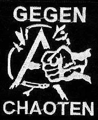 Aufnäher - Gegen Chaoten +++EINZELSTÜCK+++