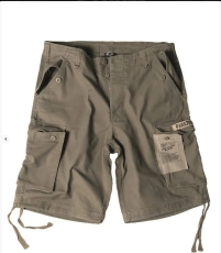 Short - Fallschirmjäger - PREWASH STONE OLIV +++EINZELSTÜCK+++ - 114043001 -