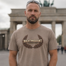 Erik & Sons - T-Shirt - NM einheitsbraun