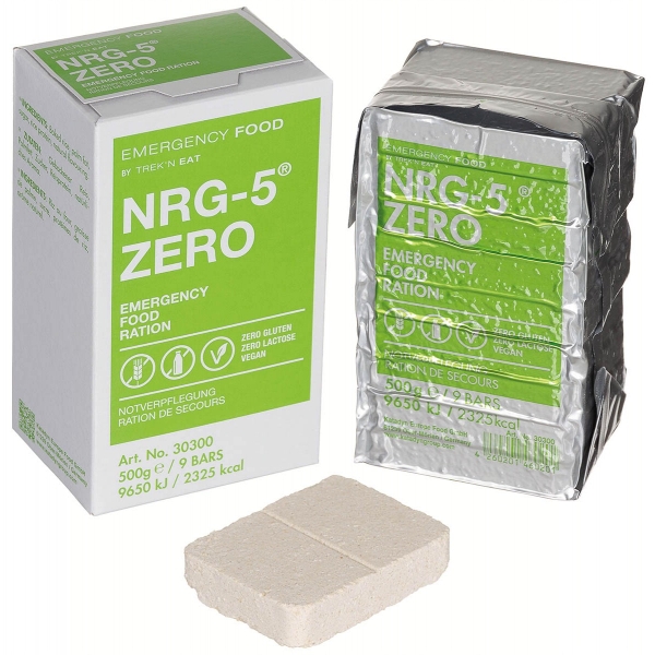 Notverpflegung - NRG-5 - ZERO - 500 g (9 Riegel)