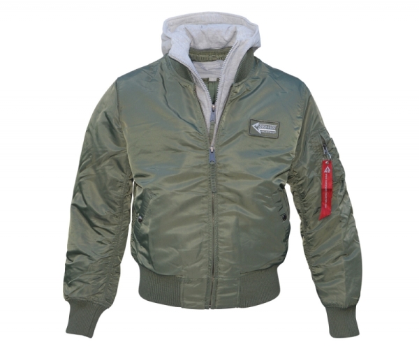 Jacke - CI Kapuzen "MA1" Jacke - oliv
