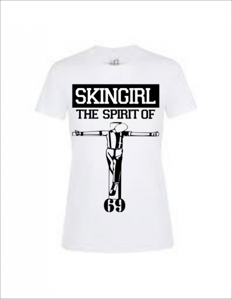 Partner T-Shirt - Skingirl - weiß