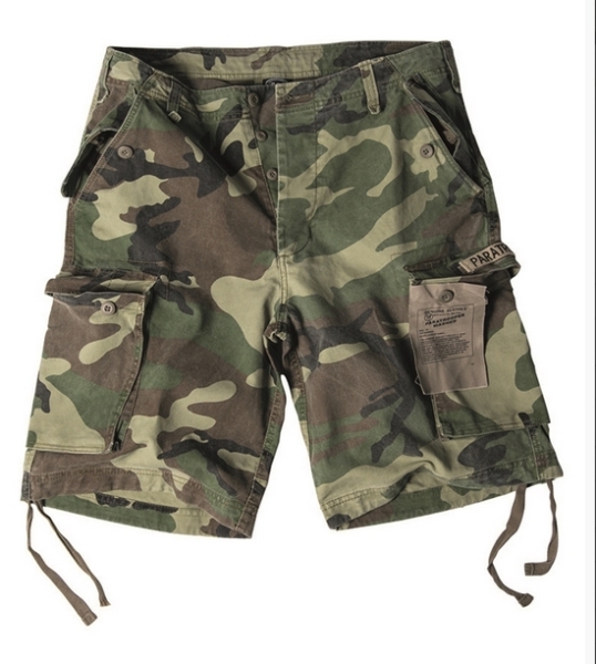 Short - Fallschirmjäger - PREWASH WOODLAND +++NUR WENIGE DA+++