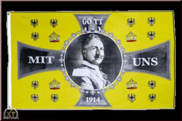 Fahne - Gott mit uns ,,1914'' (250x150) (312)