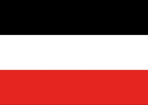 Fahne schwarz-weiß-rot - Aufkleber Paket 50 Stück