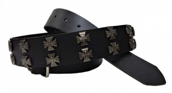 Ledergürtel - Eisernes Kreuz