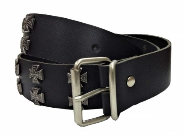 Ledergürtel - Eisernes Kreuz