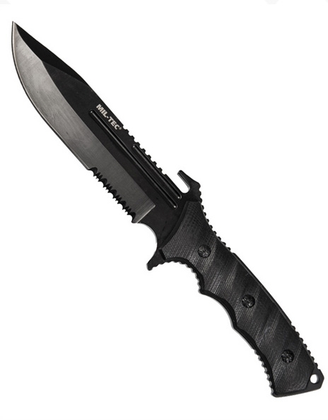 Kampfmesser - G10 mit Polyamid-Scheide (45)