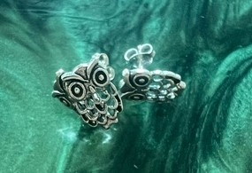 Ohrstecker - Eule - Silber - 1 Paar - SSO - 121 3P