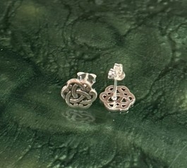 Ohrstecker - Triquetta Keltenknoten - Silber - 1 Paar