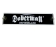 Doberman - Blechschild / Nummernschild
