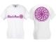 Frauen T-Shirt - Black Sun - weiss/lila