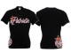 Frauen T-Shirt - Patriotin - schwarz/pink
