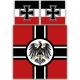 Bettwäsche - Deutsches Reich XXL mit 2 Kissen und XXL-Decke +++RAUSVERKAUF+++