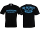T-Hemd - Ostdeutschland - No Respect - schwarz/blau - Motiv 1