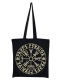 Stoffbeutel - Aryan Warrior - Vegvisir - schwarz/beige