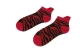 Sneakersocks - Red Zebra +++EINZELSTÜCK+++