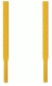 Schnürsenkel - Urban Ranger - gelb - 60cm