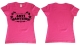 Frauen T-Shirt - Support your Local Anti-Antifa - Brustdruck - pink