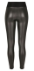 Frauen - Leggings - Leather High Waist - schwarz