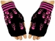 Handschuhe - Pink Skulls+++EINZELSTÜCK+++