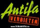 Antifa verbieten - Motiv 1 - Aufkleber Paket 50 Stück