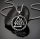 Halskette - Valknut - silber