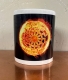 Tasse - Schwarze Sonne - brennend