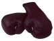 Mini Boxhandschuhe - weinrot