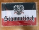 Blechschild - Stammtisch - schwarz-weiß-rot - D196 (459)