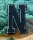 Aufnäher - Buchstabe - N
