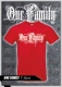 T-Hemd - One Family - Frontdruck - Shirt rot